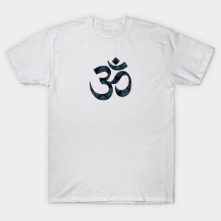 Ohm Symbol in floral print T-Shirt